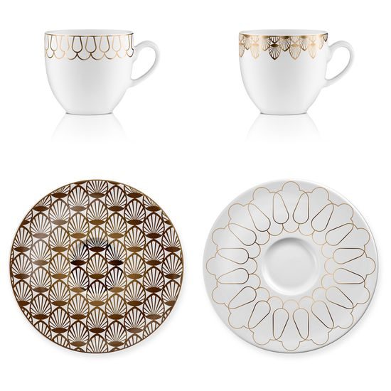 Demitasse set First Gold 100ml, porcelain, Goebel