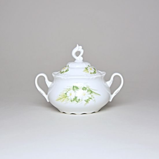 Sugar bowl 250 ml, Thun 1794, karlovarský porcelán, CONSTANCE daisy