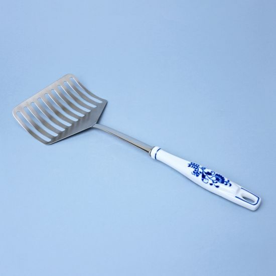Ladle for Dumplings - smooth 38 cm, Original Blue Onion pattern
