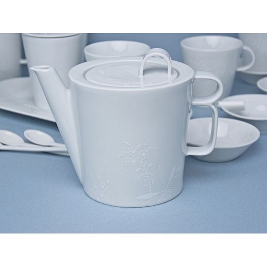 Bohemia White DECOR, Čajová souprava, design Pelcl, Český porcelán a.s.