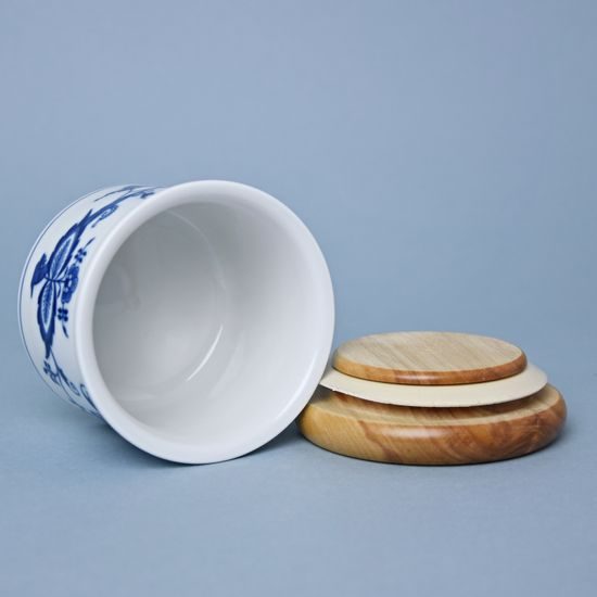 Jar A - small 8 x 9,7 cm, Original Blue Onion Pattern