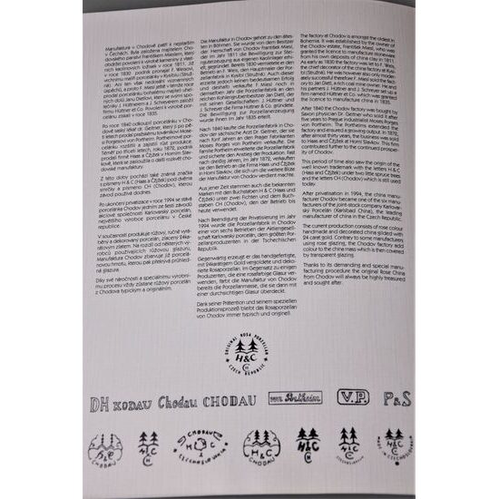 Mug 320 ml, Lenka, decor 247p - Forget-me-not, Rose China Chodov