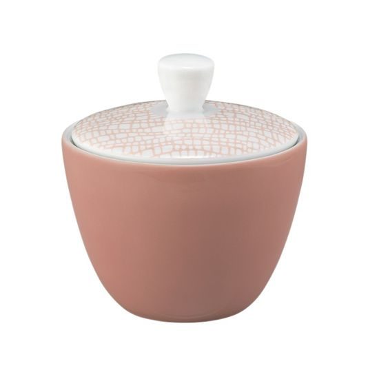 Cukřenka 0,26 l, Posh Rose 25673, Porcelán Seltmann