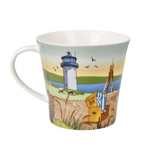 Mug 0,35 l North Sea Love 13 / 10.5 / 9.5 cm, fine bone china, Scandic home, Goebel