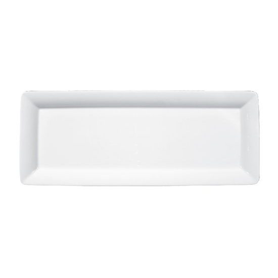 Platter 35 x 14 cm, Modern Life UNI white, Seltmann Porcelain