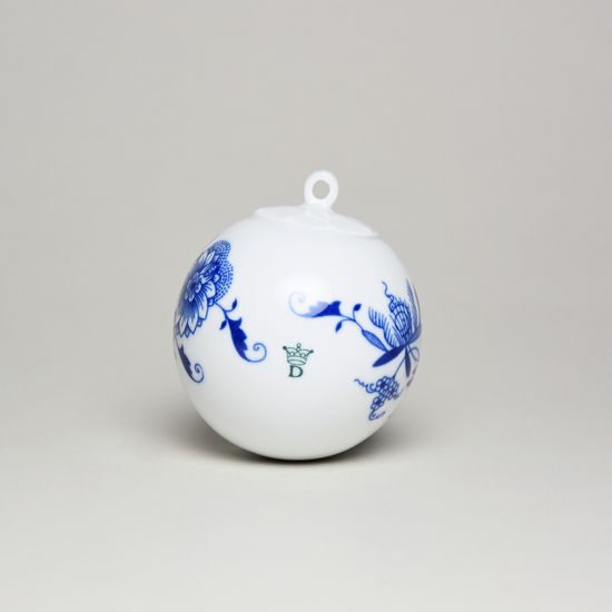 Christmas decoration - ball 6,5 cm mini, Original Blue Onion Pattern