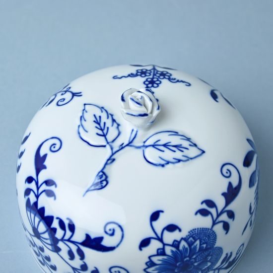 Cheese box round (upper part) 13 cm, Original Blue Onion Pattern