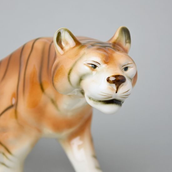 Tiger, ............cm, Luxor, Porcelain figures Duchcov