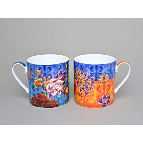 Mug 9 cm 300 ml, Orange, Foulard, Lamart: Palais Royal