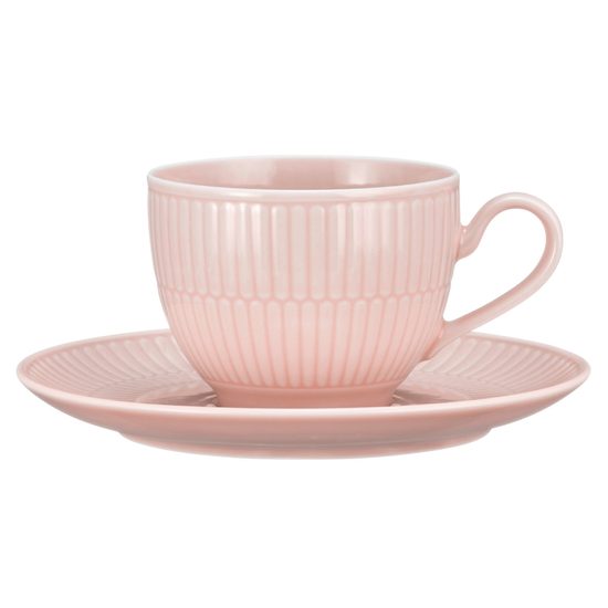 Šálek kávový 250 ml + podšálek 16 cm, Amina Rose, porcelán Seltmann