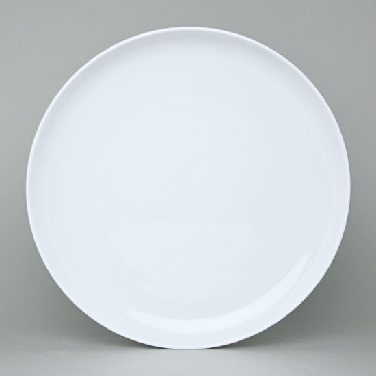 Plate flat 26 cm, Thun 1794 Carlsbad porcelain, TOM white