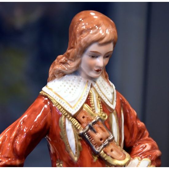 D'Artagnan na koni 30 cm, Porcelánové figurky Unterweissbacher