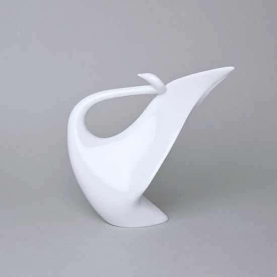 Labuť 18 x 13,5 x 17,3 cm, bílé, Porcelánové figurky Duchcov