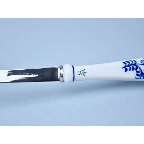 Ladle for Dumplings - smooth 38 cm, Original Blue Onion pattern