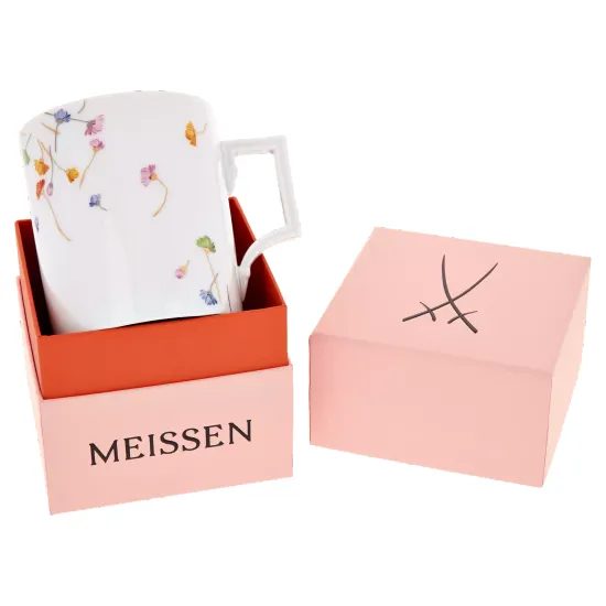 Hrnek Henkel 89 mm 0,25 l, drobné kvítí, Míšeňský porcelán