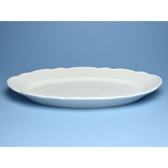 Oval dish 35 cm, White, Cesky porcelan a.s.