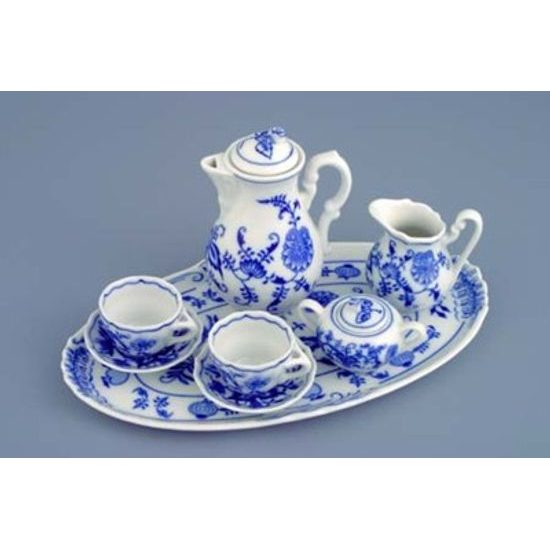 Coffee set mini 8 pieces, Original Blue Onion Pattern