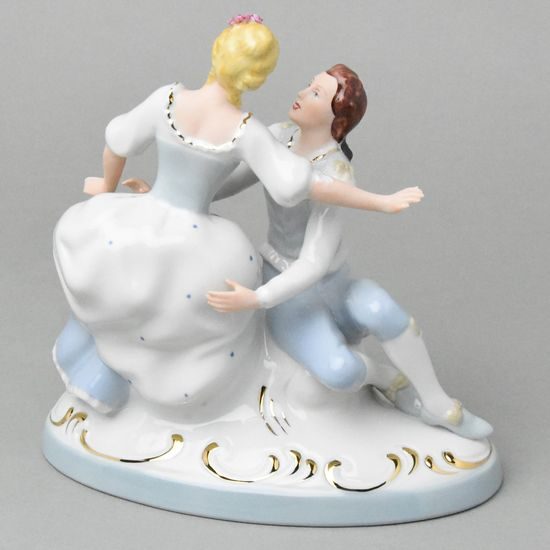 Dostaveníčko 19,5 x 11 x 14,5 cm, luxor, Porcelánové figurky Duchcov