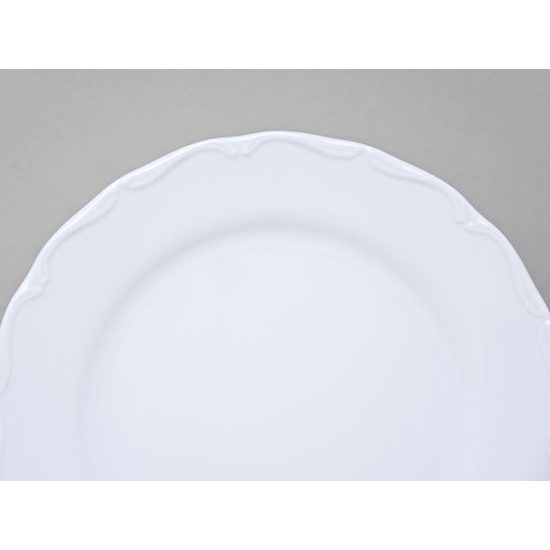 Verona white: Plate dinner 25 cm, G. Benedikt 1882, bottom sign