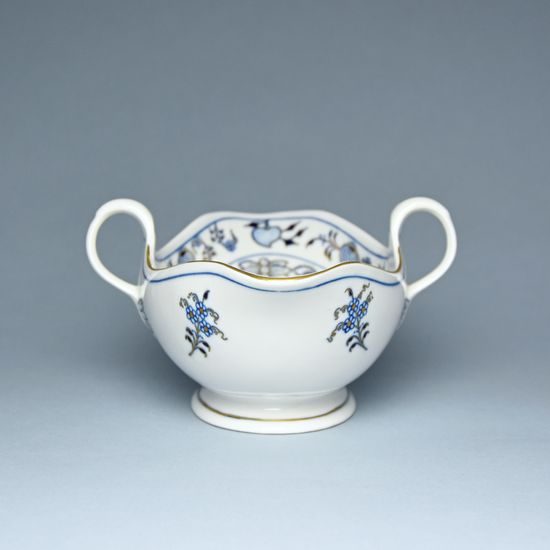 Sauceboat oval with two handles without stand 0,55 l, Original Blue Onion Pattern + Gold