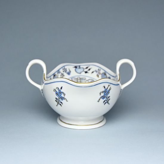 Sauceboat oval with two handles without stand 0,55 l, Original Blue Onion Pattern + Gold