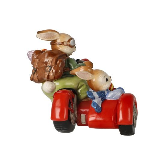 Rabbit figurine Joyride 15 / 16.5 / 12cm, stoneware, Goebel