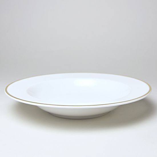 Opal gold: Plate deep 22 cm, Thun 1794 Carlsbad porcelain