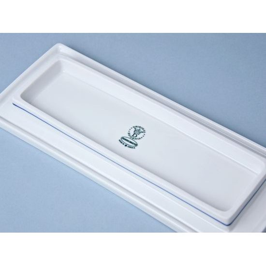 Miska na ryby / plochá 27,5 x 10,4 cm, Cibulák, originální z Dubí, 2.j.