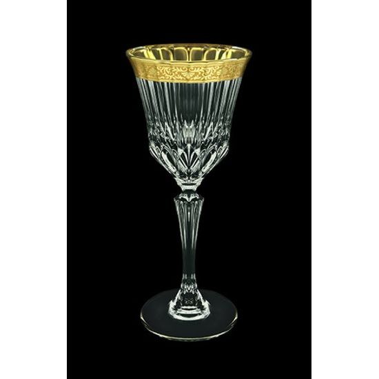 Astra Gold: Wine glass 220 ml, 20,6 cm, crystal + gold