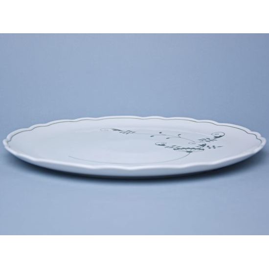 Talíř dortový 31 cm, ECO zelený cibulák, Český porcelán a.s.
