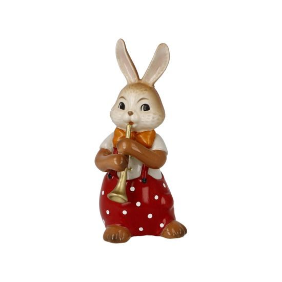 Figurine Cute Flute Player 4 / 4 / 8cm, stoneware, Goebel