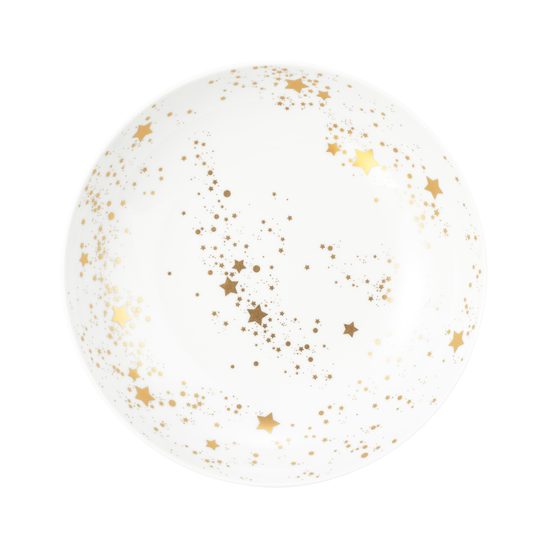 Liberty vánoční hvězdičky: Talíř hluboký coups 21 cm, porcelán Seltmann