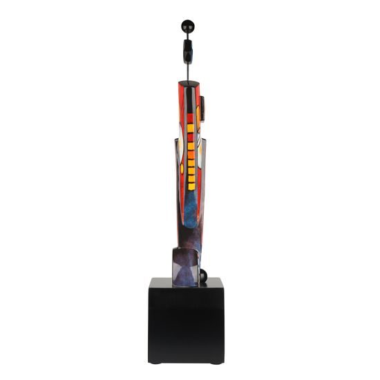 Figurka Tmavě červená 13 / 13 / 70 cm, porcelán, W. Kandinsky, Goebel