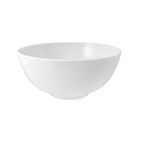 Bowl 21 cm, Beat white, Seltmann Porcelain