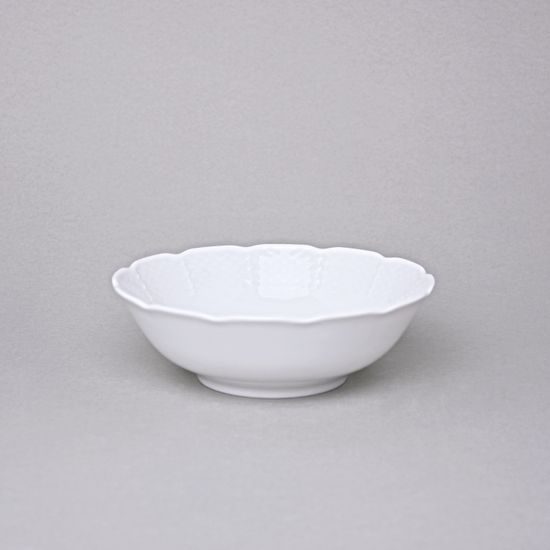 Bowl 16 cm, Thun 1794 Carlsbad porcelain, Natalie white