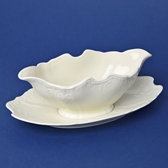 Sauce boat 500 ml, Thun 1794, Carlsbad porcelain, BERNADOTTE ivory