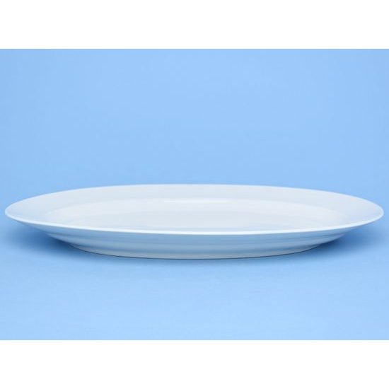 Dish oval 39 cm, Jana white, Thun 1794 Carlsbad porcelain