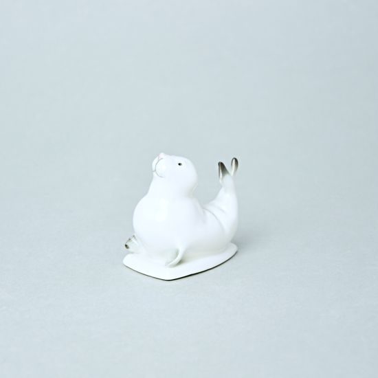 Seal 6,5 x 4,5 x 6,5 cm, Kati Zorn, Unterweissbacher porcelain