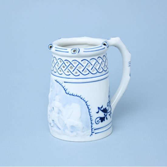 Embossed beer jug 400 ml, Original Blue Onion Pattern