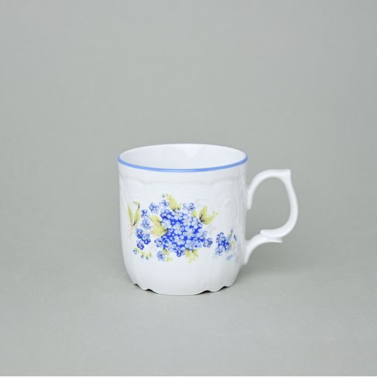 Mug 250 ml, Thun 1794 Carlsbad porcelain, BERNADOTTE Forget-me-not-flower