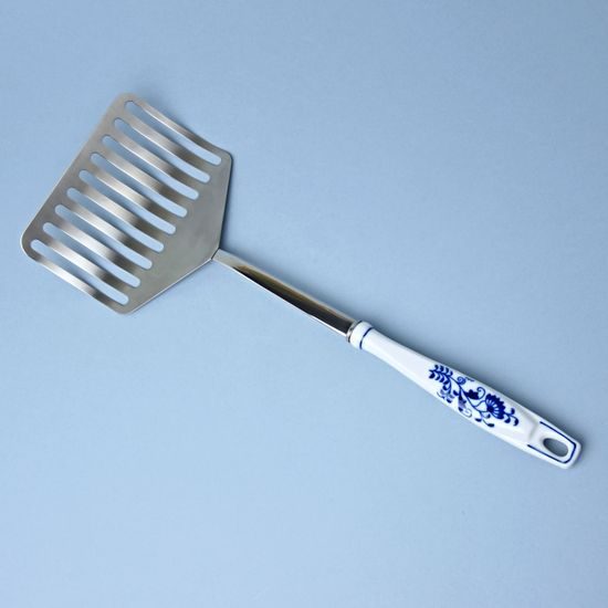 Ladle for Dumplings - smooth 38 cm, Original Blue Onion pattern