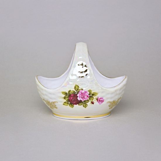 Basket with handle for candy 16 x 14 cm, Cecily, Queens Crown