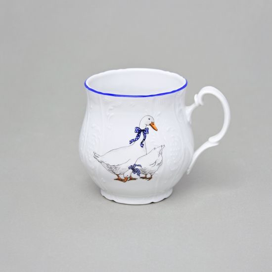Bernadotte husy: Hrnek Jonáš 310 ml, Thun 1794, karlovarský porcelán