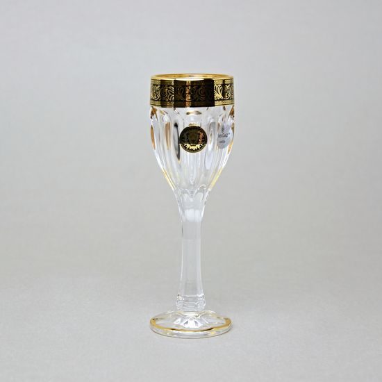 Astra Gold: Liqueur (shot) 50 ml footed, 1 pcs., Safari crystal, Lilit and Leo Golden Black decor