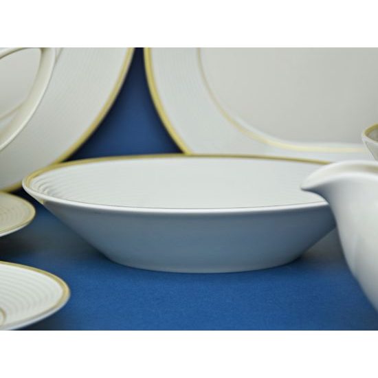 Lea ivory gold: Dining set for 6 persons, Thun 1794 Carlsbad porcelain