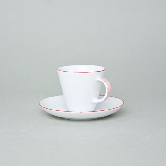 Cup 90 ml (espresso) plus saucer 135 mm, Thun 1794 Carlsbad porcelain, TOM 29965
