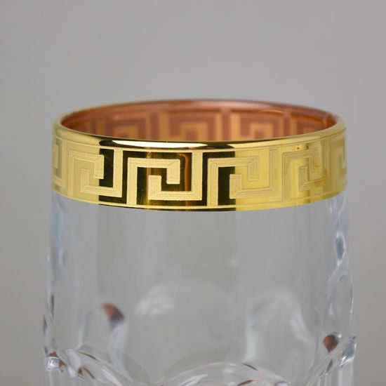 Sklenice na vodu / long drink / Safari 290 ml, dekor Kostka Versace, Balvín glass