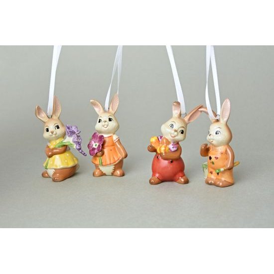 Mini Bunnies Hanging Ornaments 5-6 cm, stoneware, Goebel