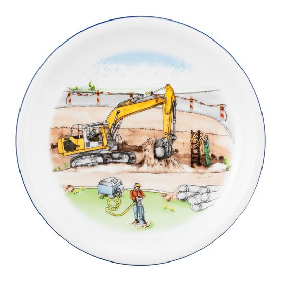 Malý stavitel: Dětská sada 3 díl., Compact 65285, Porcelán Seltmann