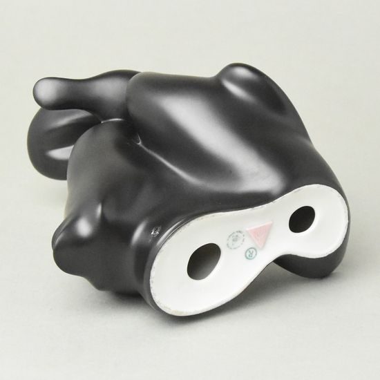 Kačeny 15,5 x 11,5 x 18 cm, fond černý, Porcelánové figurky Duchcov